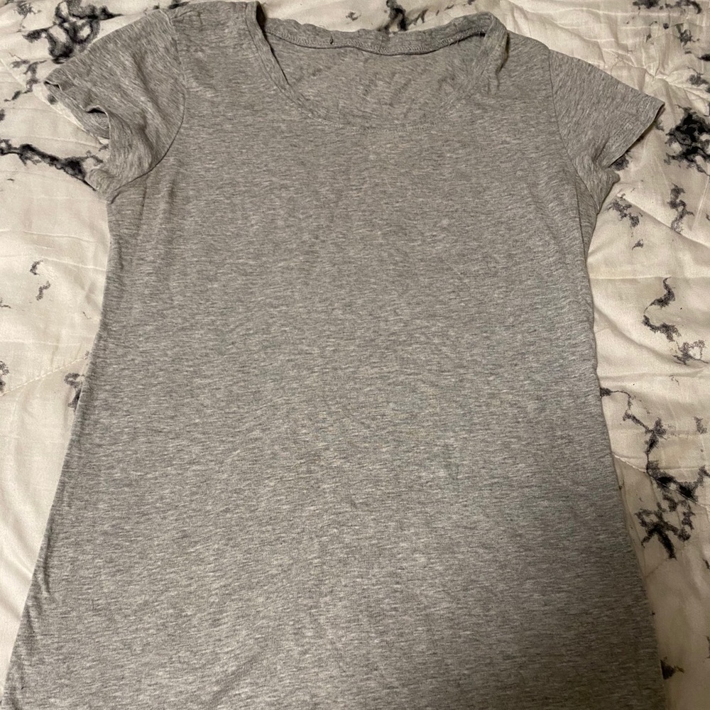 Gray shirt